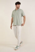 Cotton Pique Short-Sleeve Polo Shirt